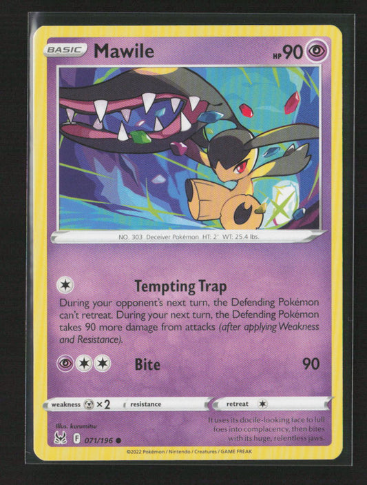 Mawile Common SWSH11: Lost Origin 071/196 NM