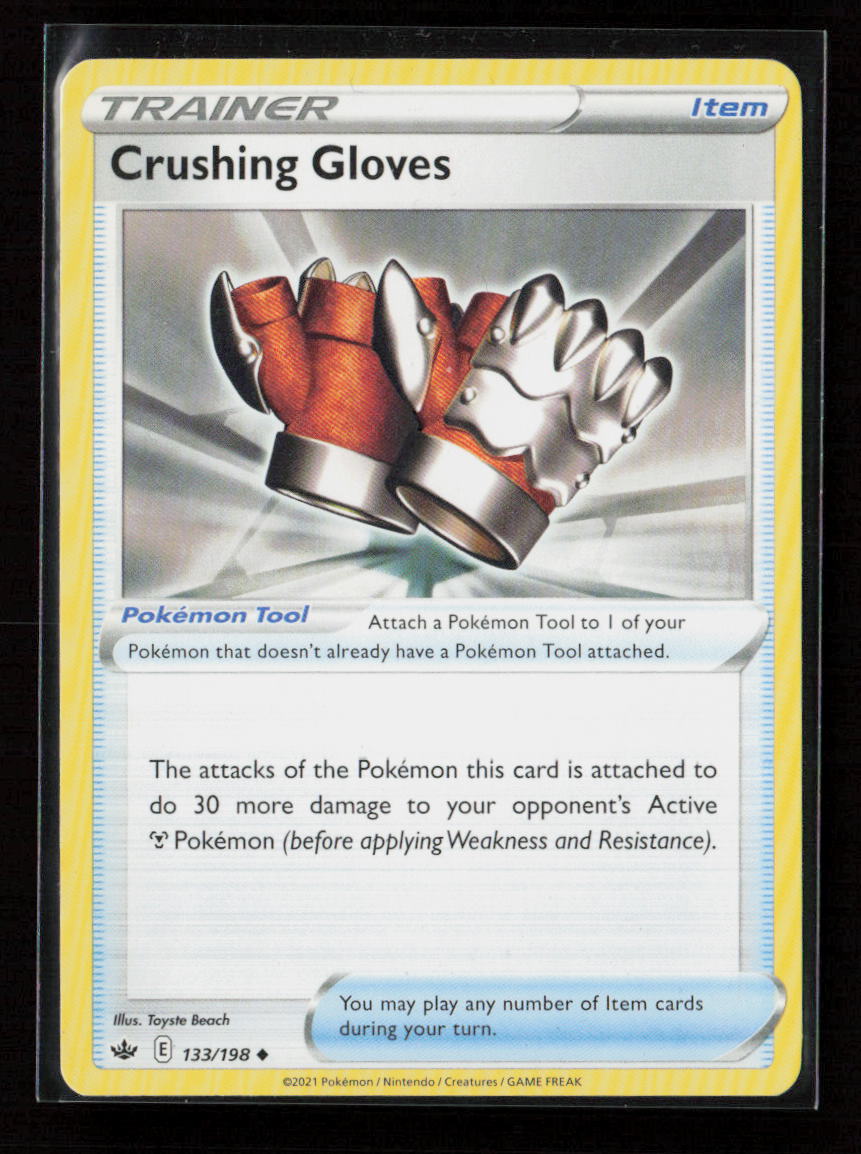 Crushing Gloves Uncommon SWSH06: Chilling Reign 133/198 LP