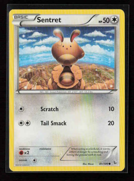Sentret Common XY - Flashfire 81/106 NM - Kang's Collectibles