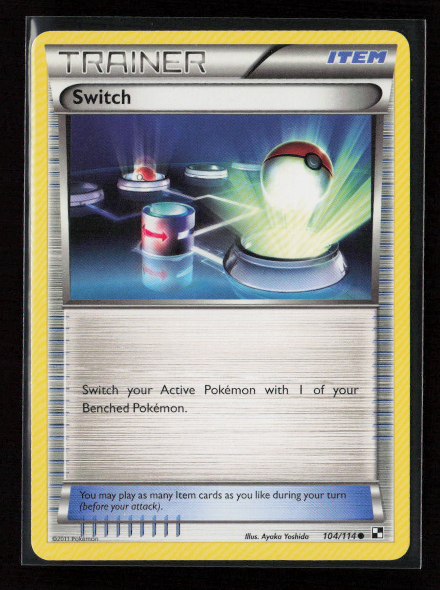 Switch Common Black and White 104/114 NM