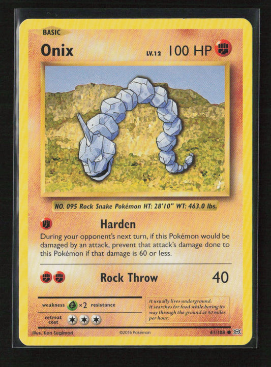 Onix Common XY - Evolutions 61/108 LP