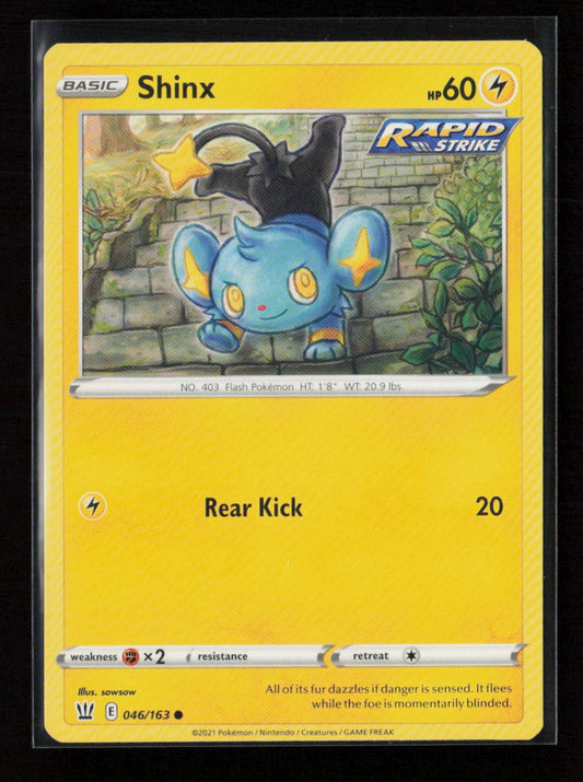 Shinx Common SWSH05: Battle Styles 046/163 LP