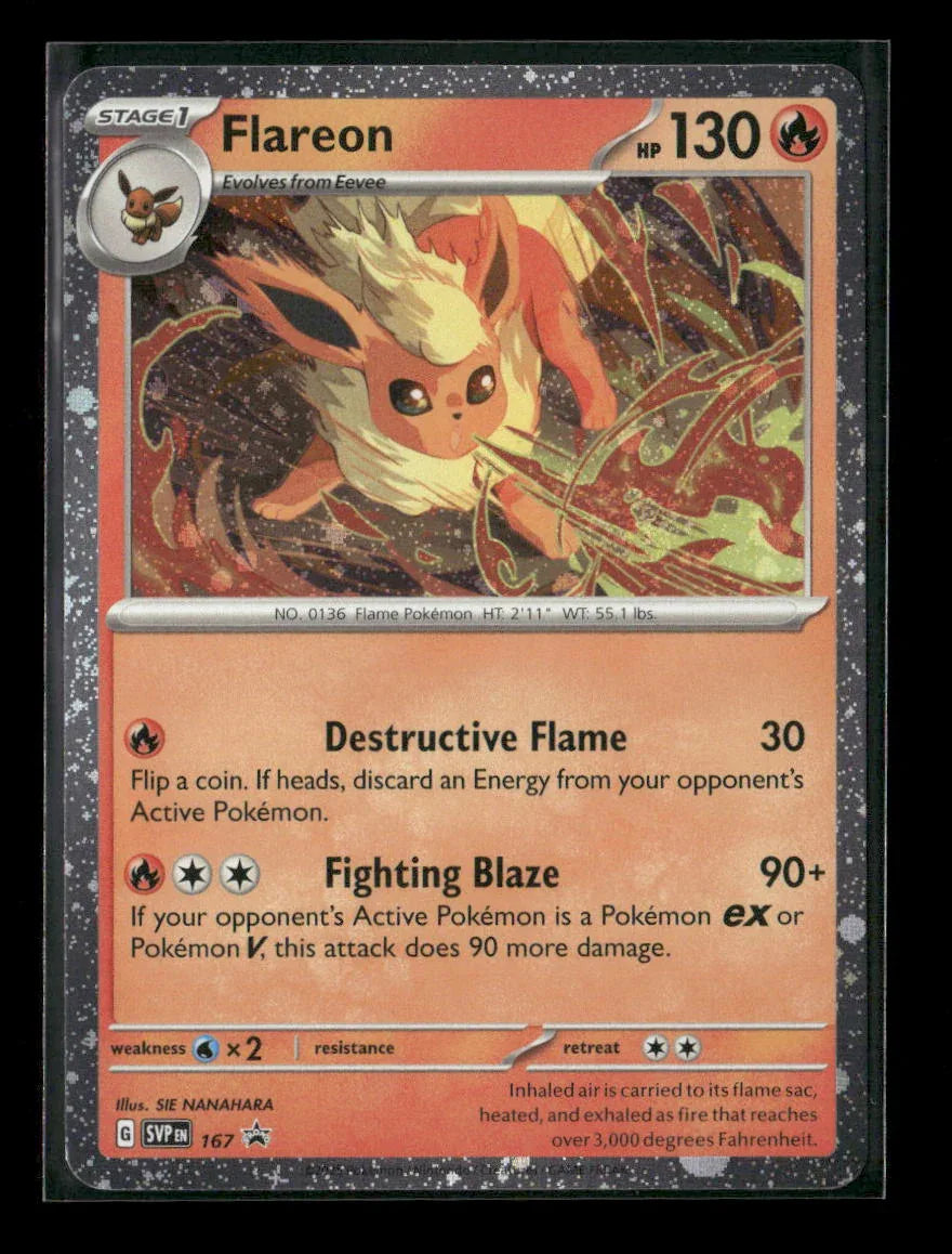 Flareon - (Cosmos Holo) Promo SV: Scarlet & Violet Promo Cards 167 NM - Kang's Collectibles