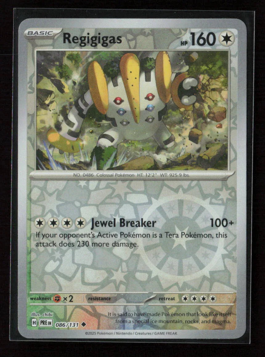 Regigigas Uncommon SV: Prismatic Evolutions 086/131 NM - Kang's Collectibles