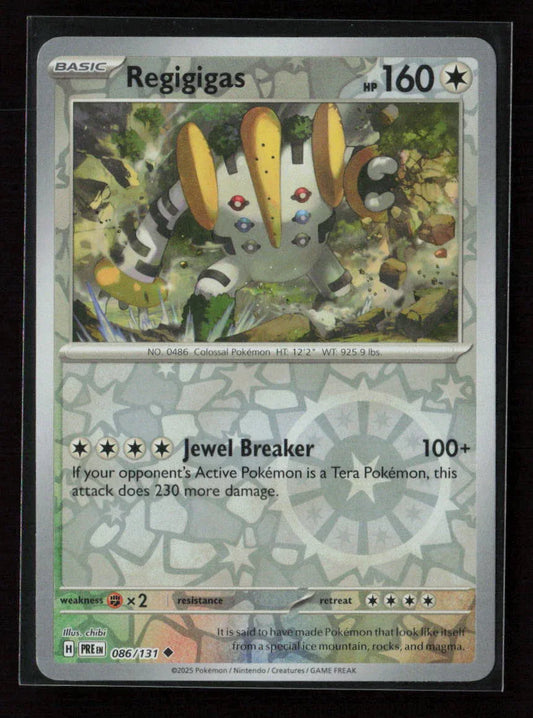 Regigigas Uncommon SV: Prismatic Evolutions 086/131 NM - Kang's Collectibles