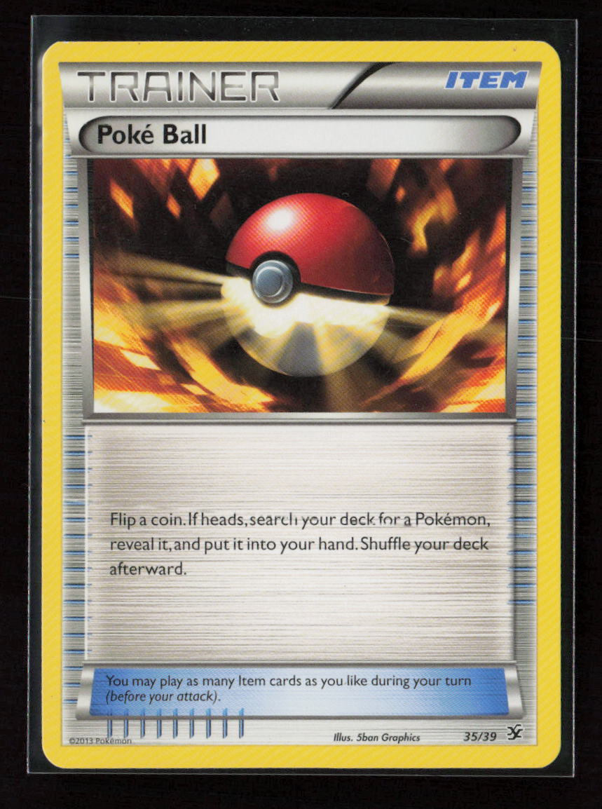 Poke Ball Common Kalos Starter Set 35/39 LP