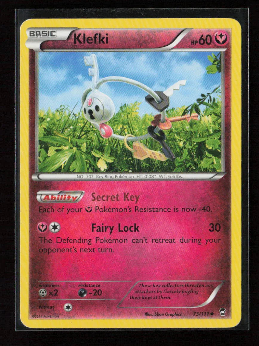 Klefki Uncommon XY - Furious Fists 73/111 LP - Kang's Collectibles