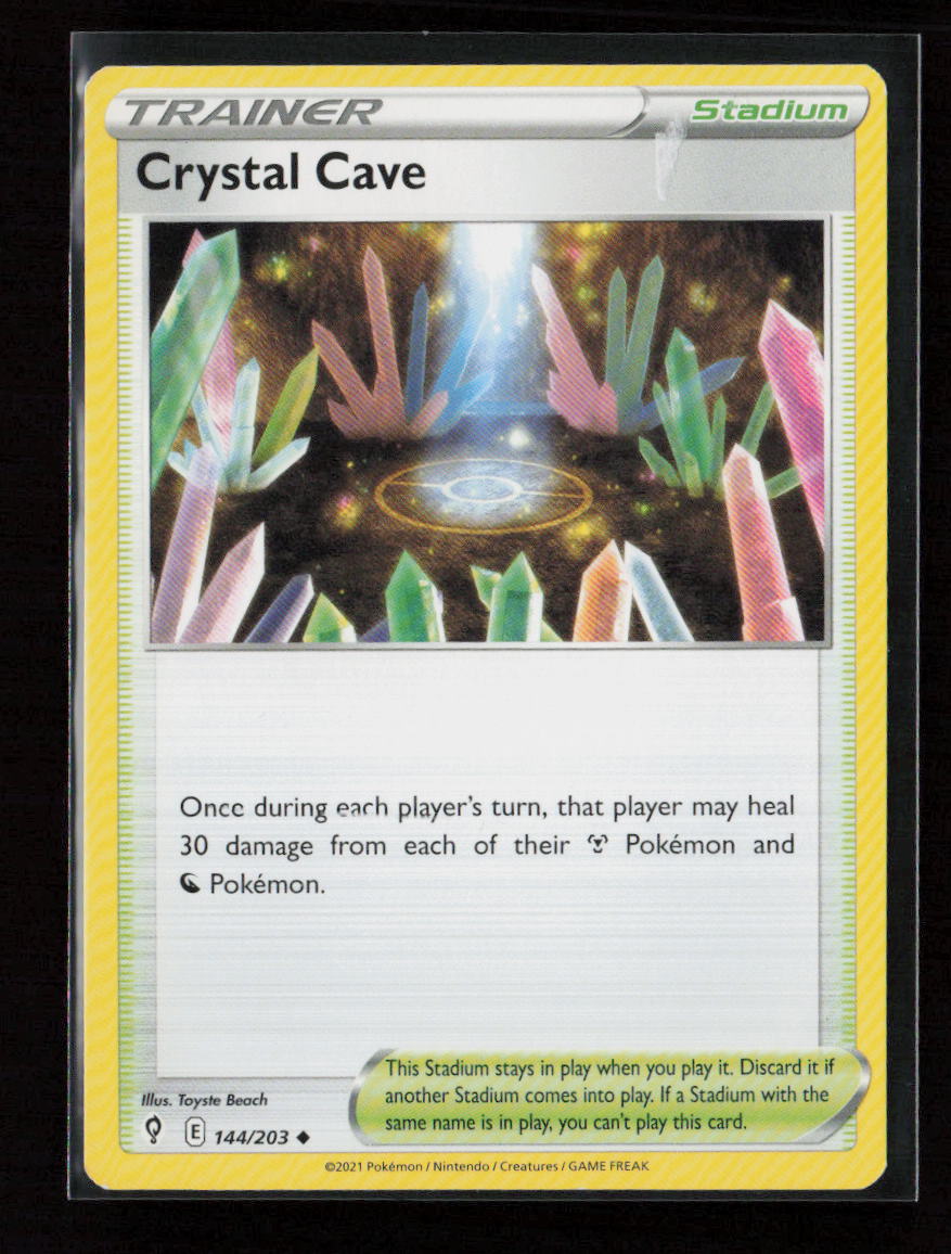 Crystal Cave Uncommon SWSH07: Evolving Skies 144/203 LP