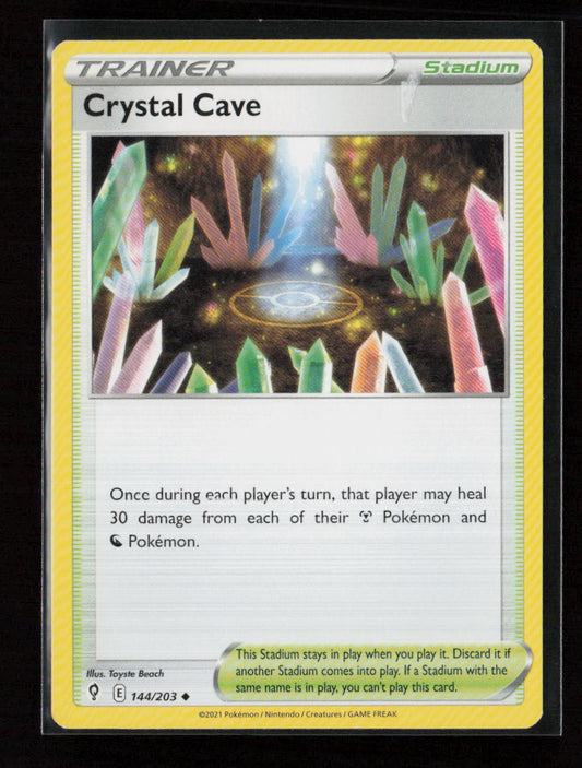 Crystal Cave Uncommon SWSH07: Evolving Skies 144/203 LP