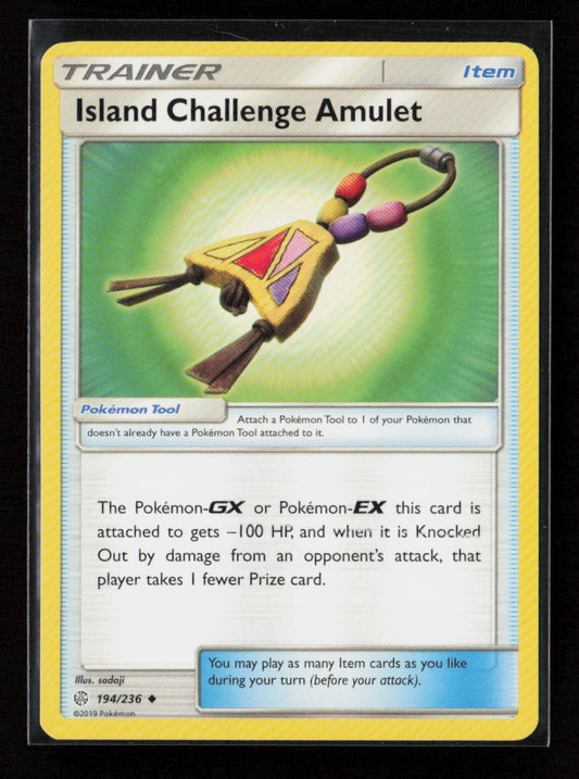 Island Challenge Amulet Uncommon SM - Cosmic Eclipse 194/236 LP