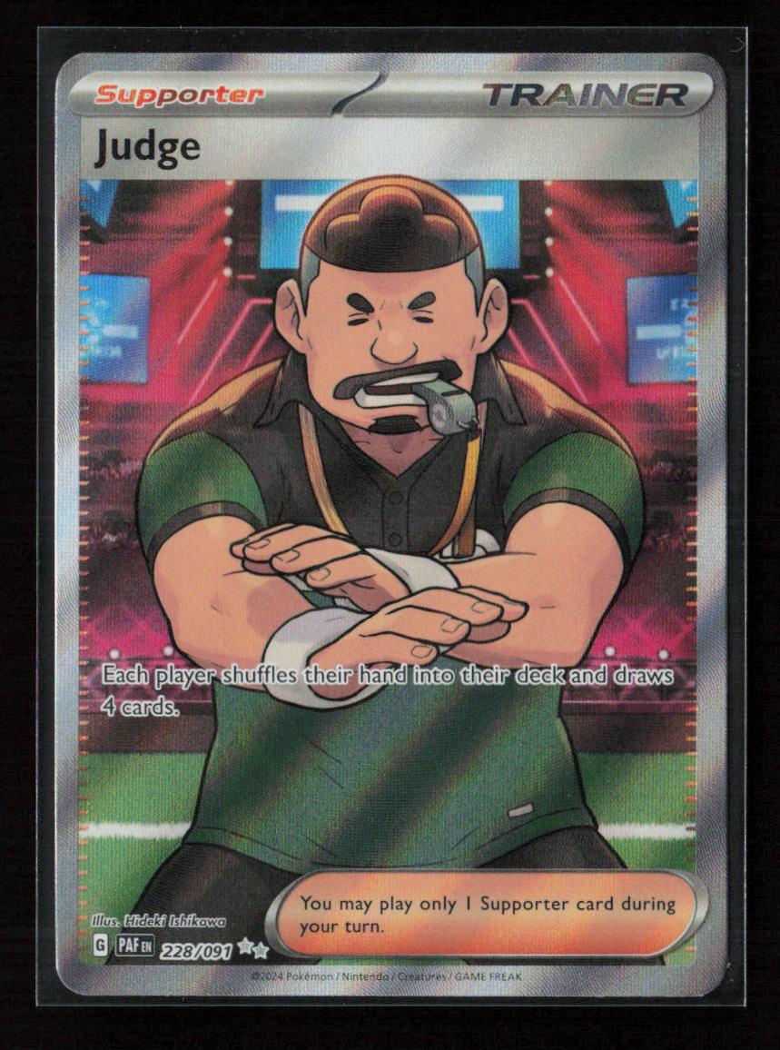 Judge Ultra Rare SV: Paldean Fates 228/091 NM - Kang's Collectibles
