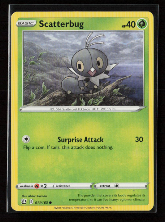 Scatterbug Common SWSH05: Battle Styles 011/163 NM