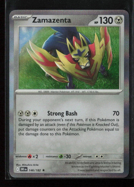 Zamazenta - Rare SV10: Destined Rivals 146/182 NM - Kang's Collectibles