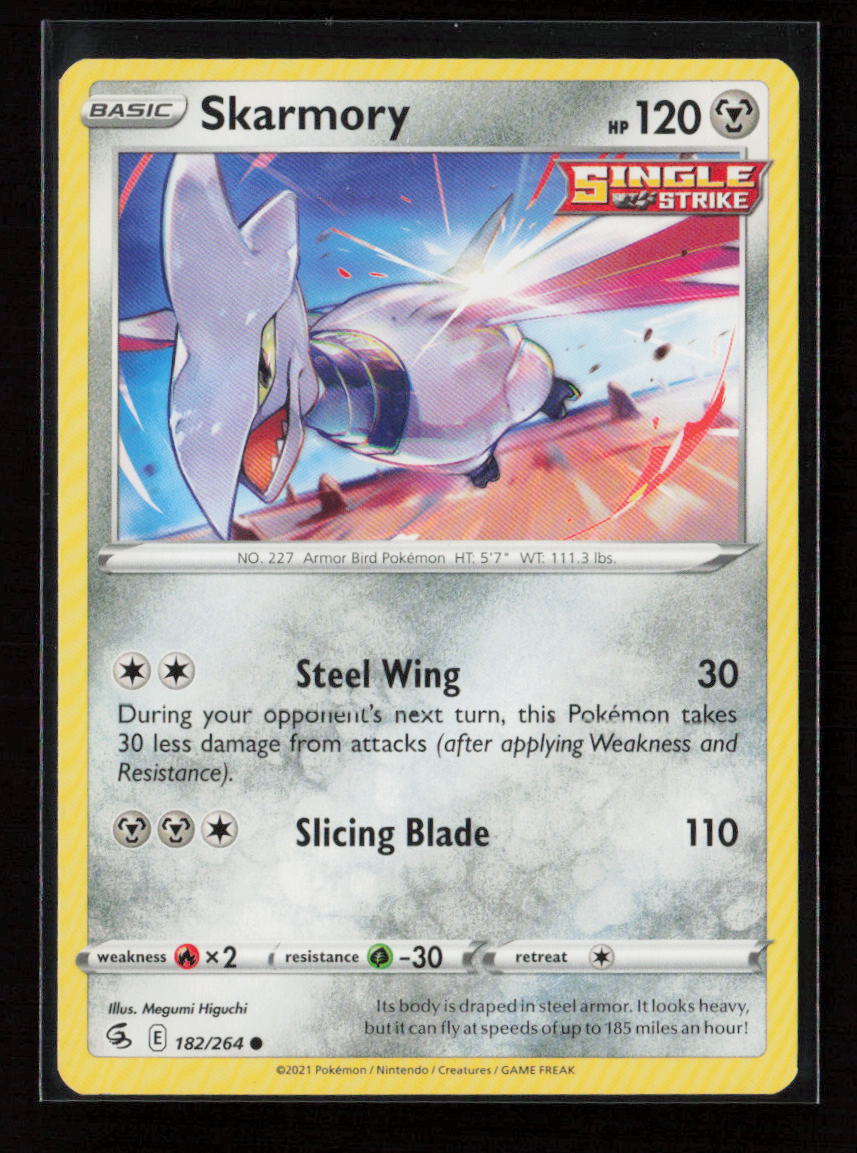 Skarmory Common SWSH08: Fusion Strike 182/264 LP