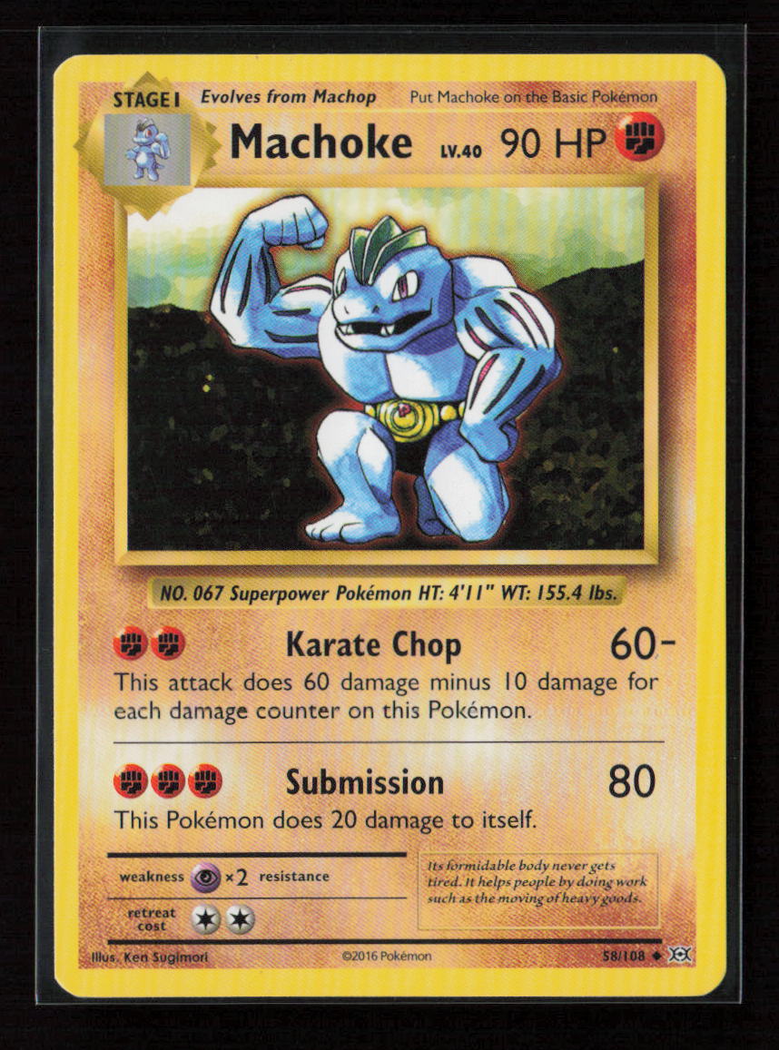 Machoke Uncommon XY - Evolutions 58/108 LP