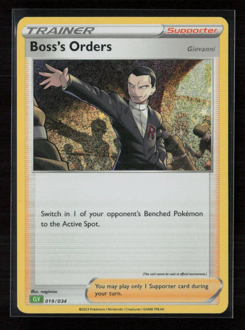 Boss's Orders (CLB) Classic Collection Trading Card Game Classic 019/034 NM - Kang's Collectibles