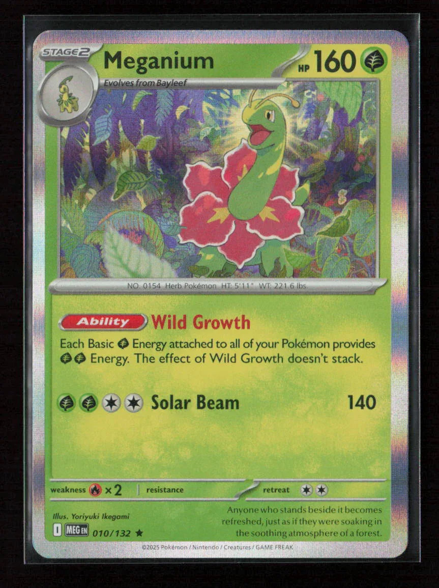 Meganium Rare ME01: Mega Evolution 010/132 NM - Kang's Collectibles
