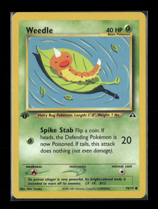 Weedle Common Neo Discovery 70/75 LP - Kang's Collectibles