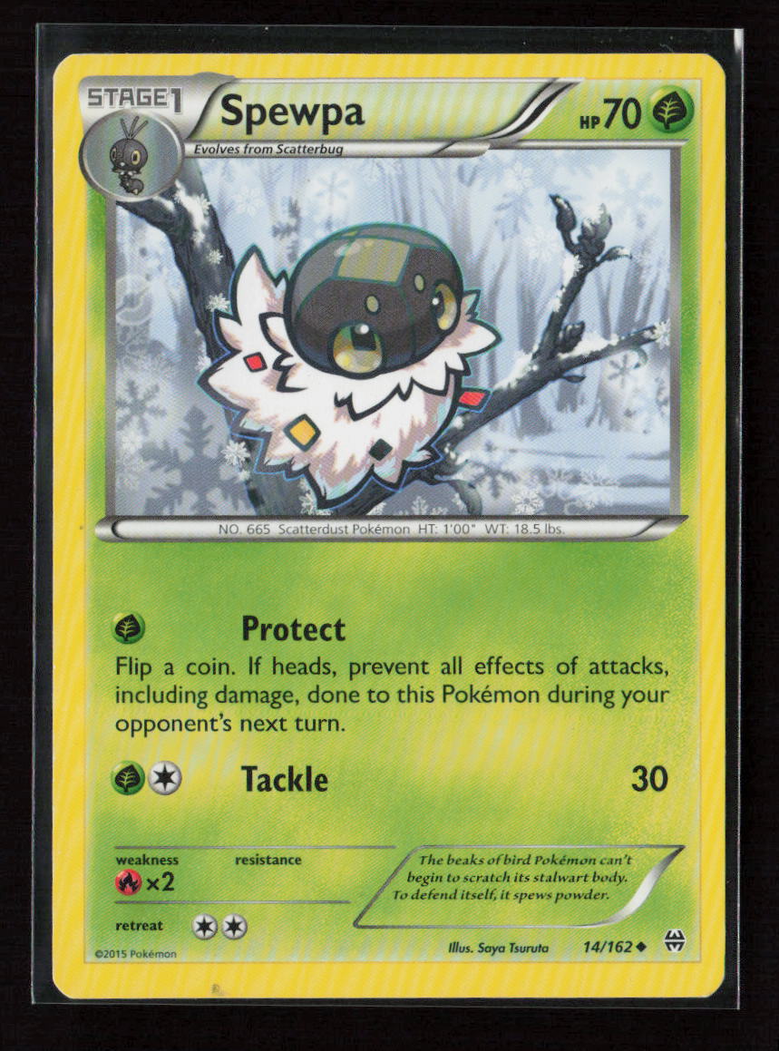Spewpa Uncommon XY - BREAKthrough 14/162 LP