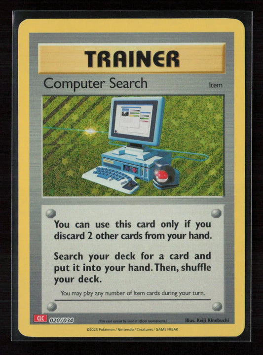 Computer Search (CLV) Classic Collection Trading Card Game Classic 020/034 NM - Kang's Collectibles