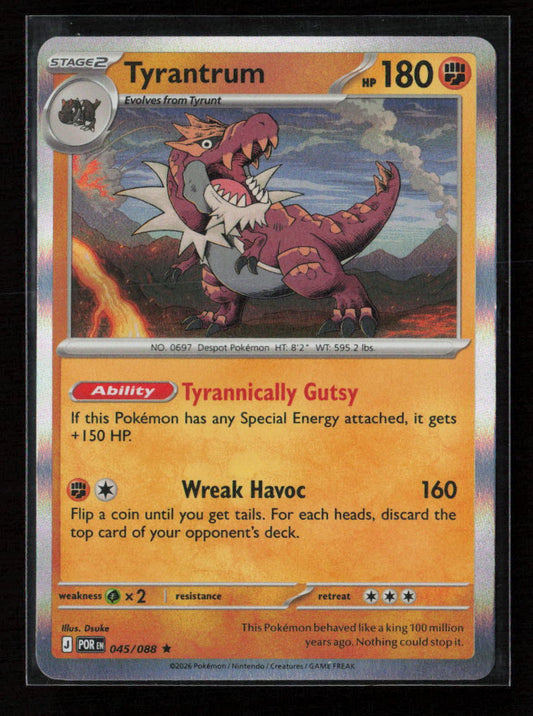Tyrantrum Rare ME03: Perfect Order 045/088 NM