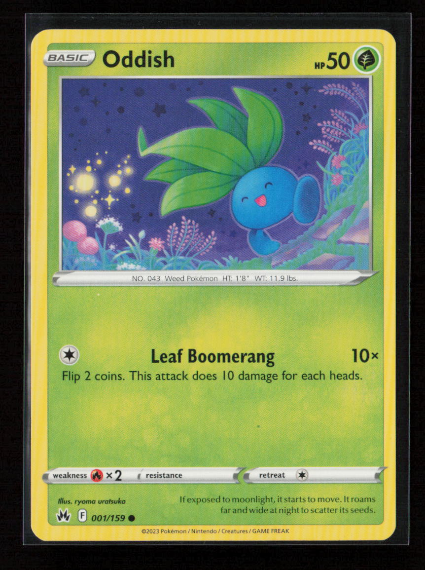 Oddish Common Crown Zenith 001/159 LP