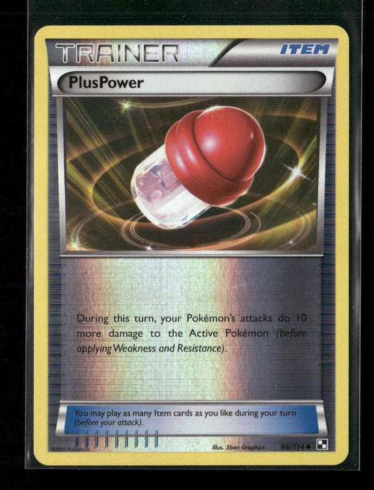 PlusPower Uncommon Black and White 96/114 LP - Kang's Collectibles