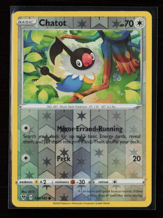 Chatot Common SWSH04: Vivid Voltage 139/185 NM