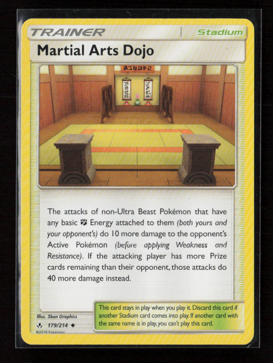 Martial Arts Dojo Uncommon SM - Unbroken Bonds 179/214 LP