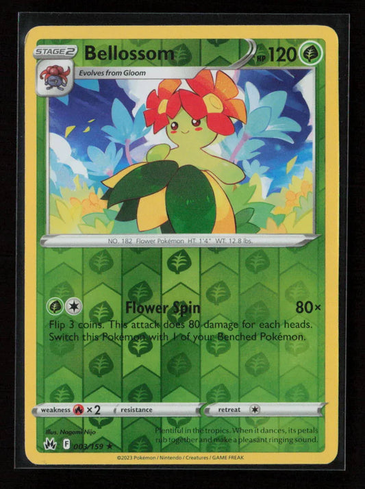 Bellossom Rare Crown Zenith 003/159 NM - Kang's Collectibles
