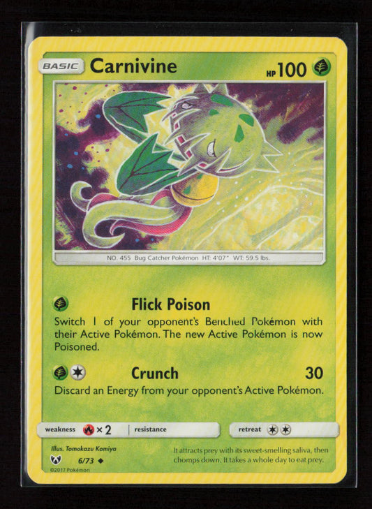 Carnivine Uncommon Shining Legends 6/73 LP