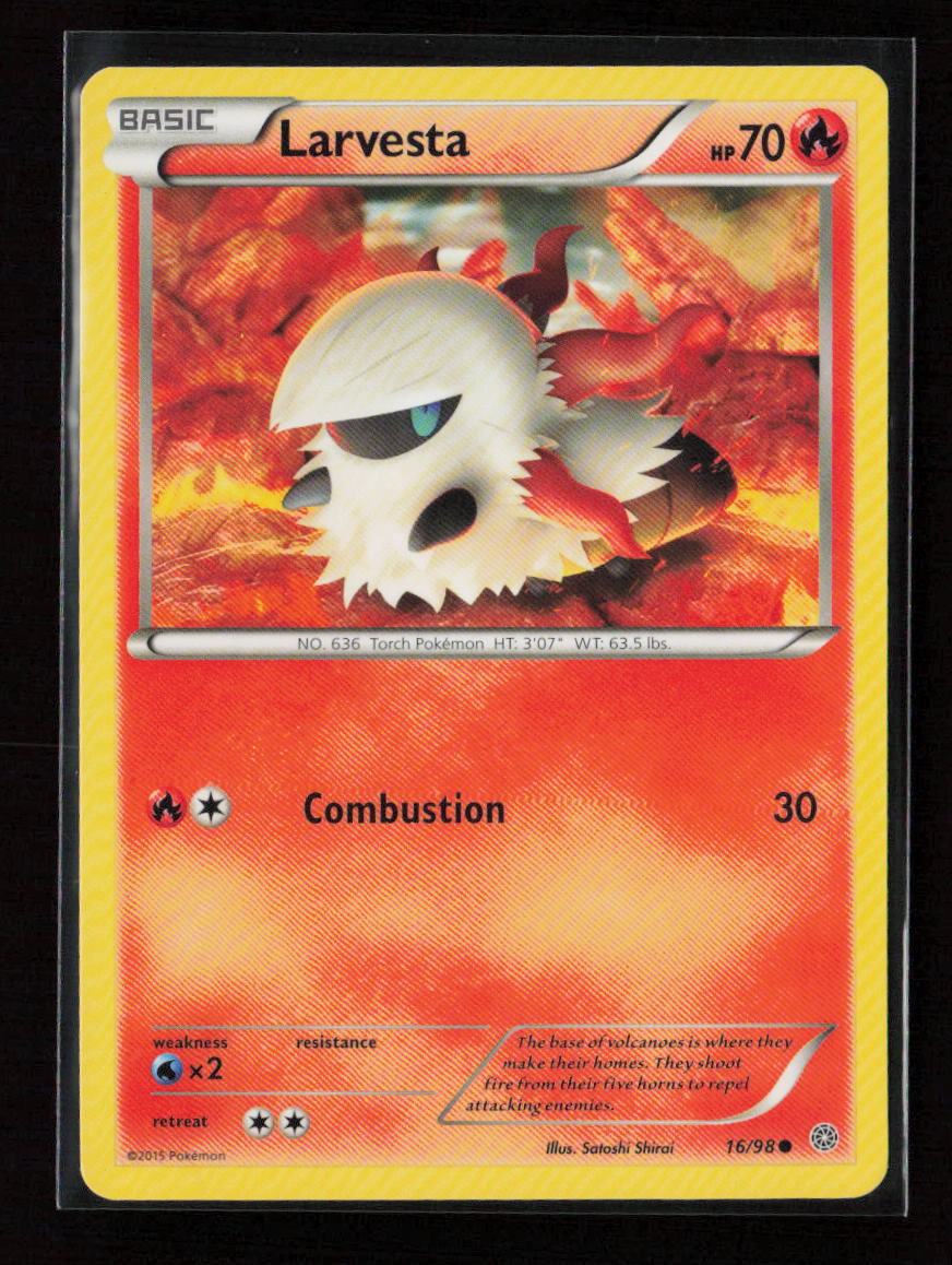 Larvesta Common XY - Ancient Origins 16/98 LP