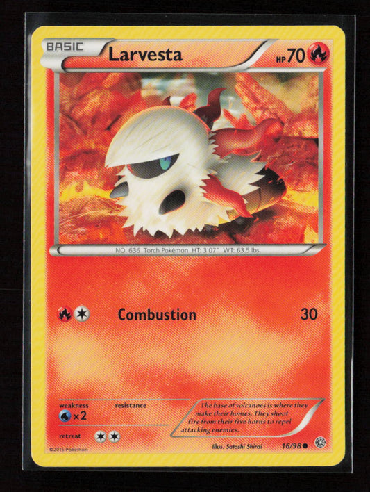 Larvesta Common XY - Ancient Origins 16/98 LP