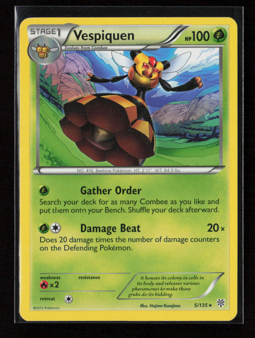 Vespiquen Rare Plasma Storm 5/135 LP