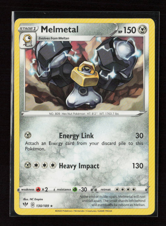 Melmetal Rare SWSH03: Darkness Ablaze 130/189 LP