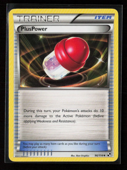 PlusPower Uncommon Black and White 96/114 LP - Kang's Collectibles