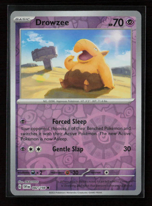 Drowzee - Common SV01: Scarlet & Violet Base Set 082/198 NM - Kang's Collectibles