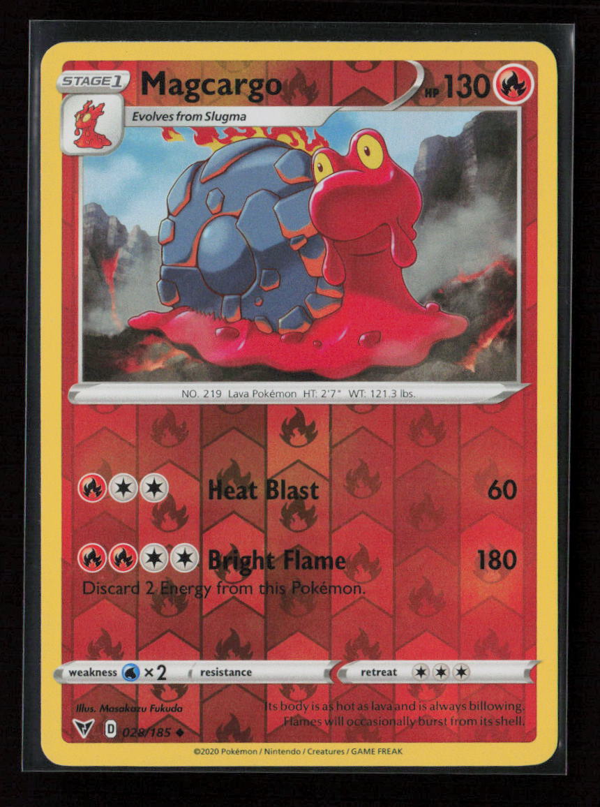 Magcargo Uncommon SWSH04: Vivid Voltage 028/185 NM