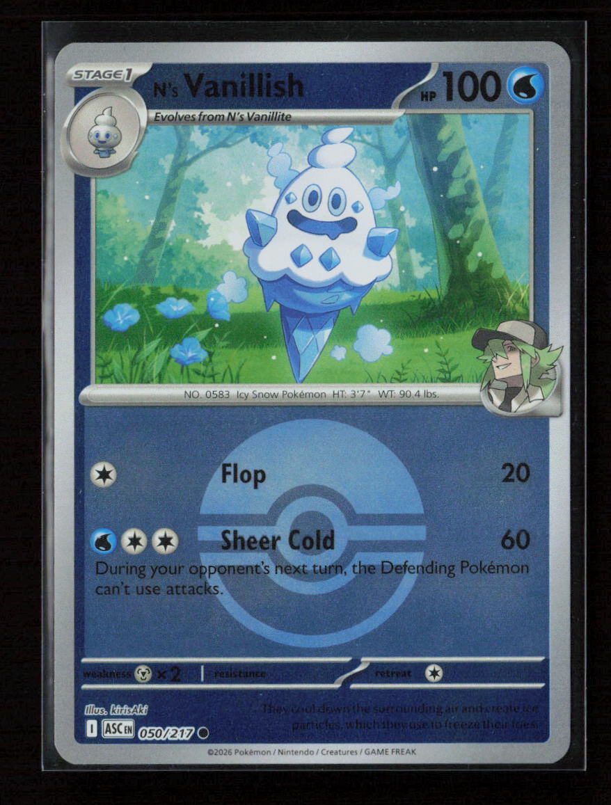 N's Vanillish Common ME: Ascended Heroes 050/217 NM