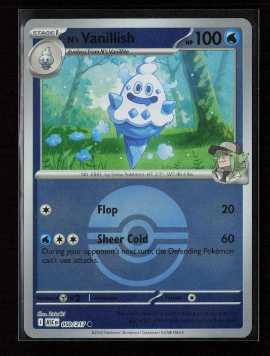 N's Vanillish Common ME: Ascended Heroes 050/217 NM