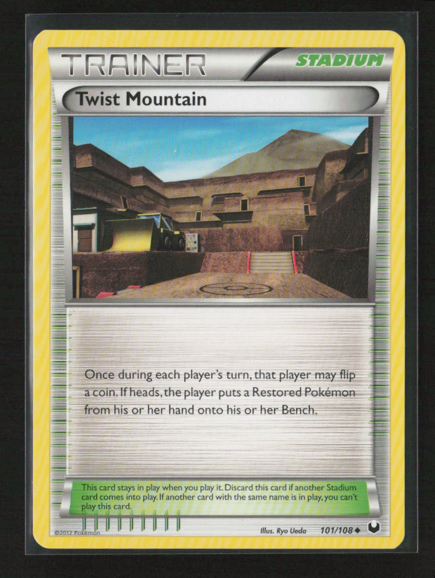 Twist Mountain Uncommon Dark Explorers 101/108 NM