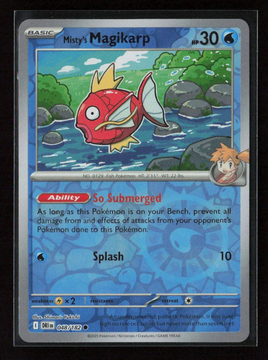 Misty's Magikarp Common SV10: Destined Rivals 048/182 NM - Kang's Collectibles