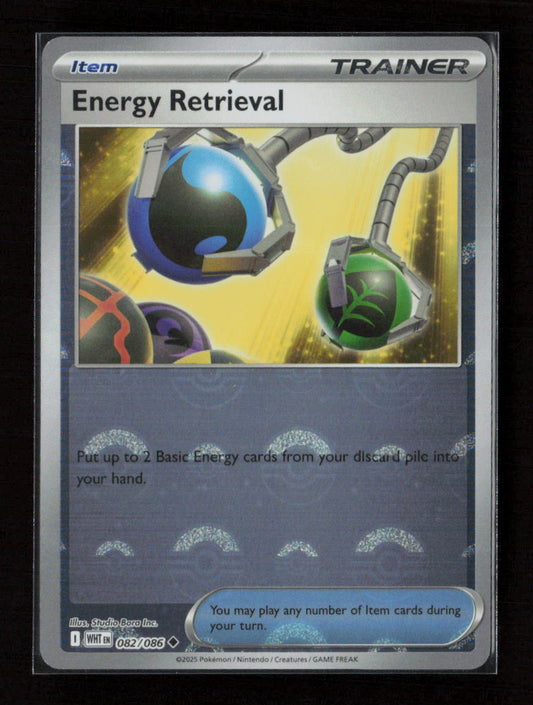 Energy Retrieval (Poke Ball Pattern) Uncommon SV: White Flare 082/086 NM