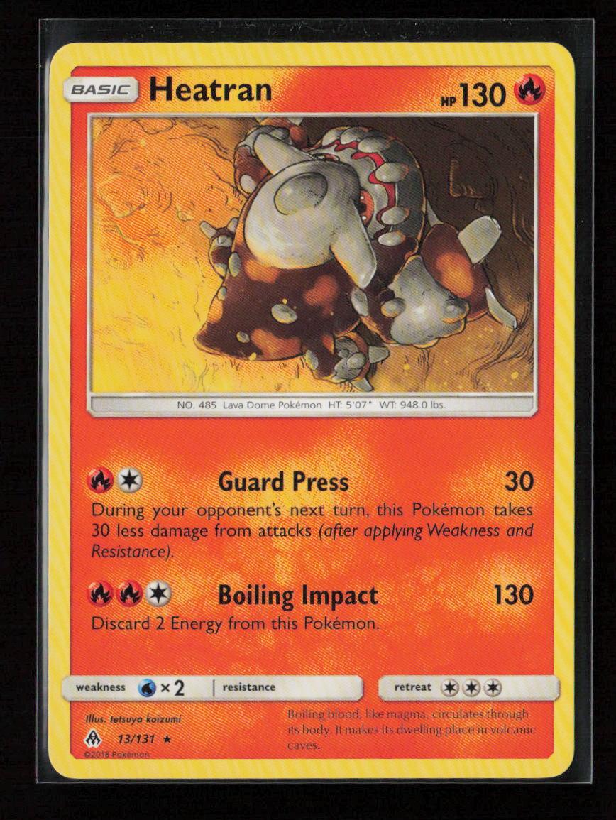 Heatran Rare SM - Forbidden Light 13/131 LP - Kang's Collectibles