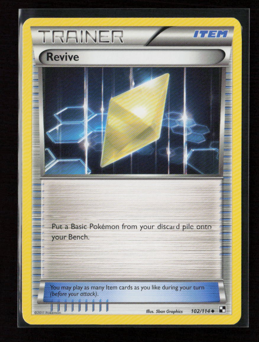 Revive Uncommon Black and White 102/114 NM