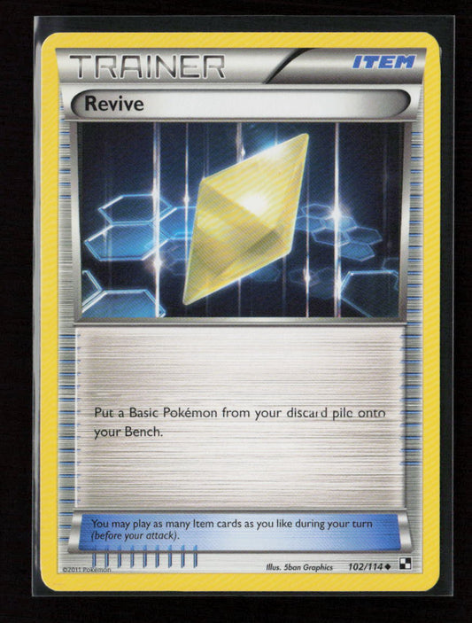 Revive Uncommon Black and White 102/114 NM