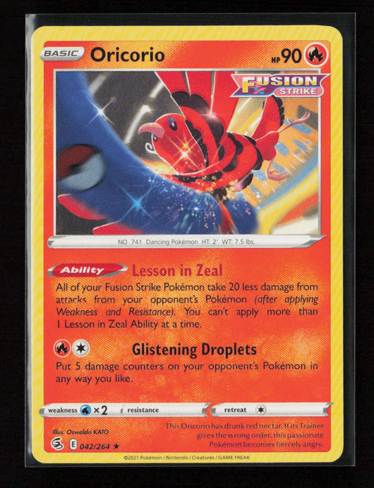 Oricorio Rare SWSH08: Fusion Strike 042/264 LP