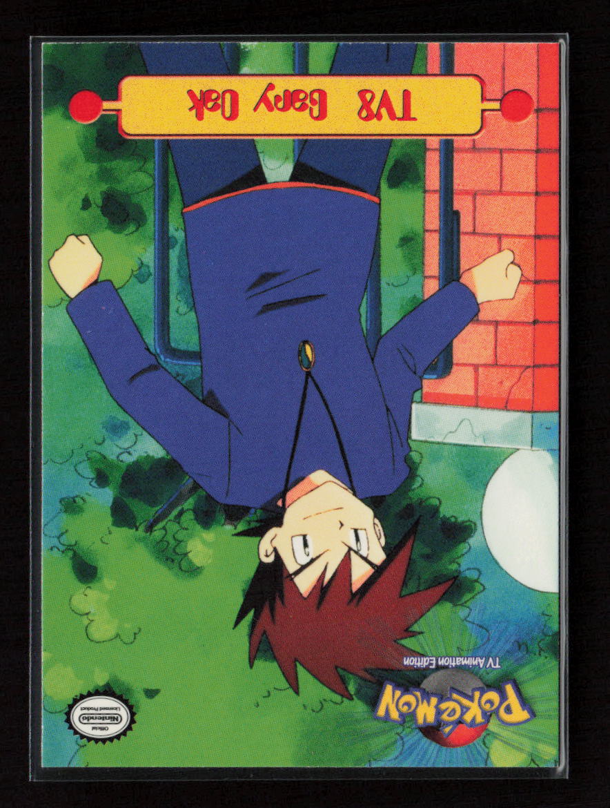 Gary Oak Topps Pokemon TV Animation Edition Series 1 TV8 LP (Back)