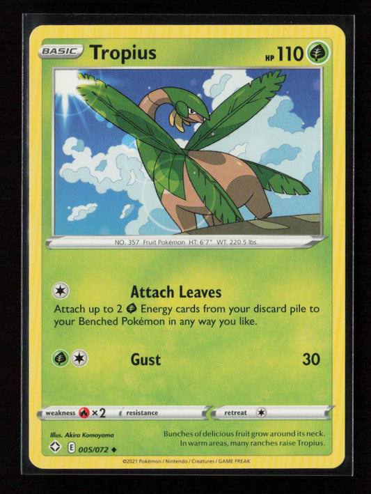 Tropius Uncommon Shining Fates 005/072 LP