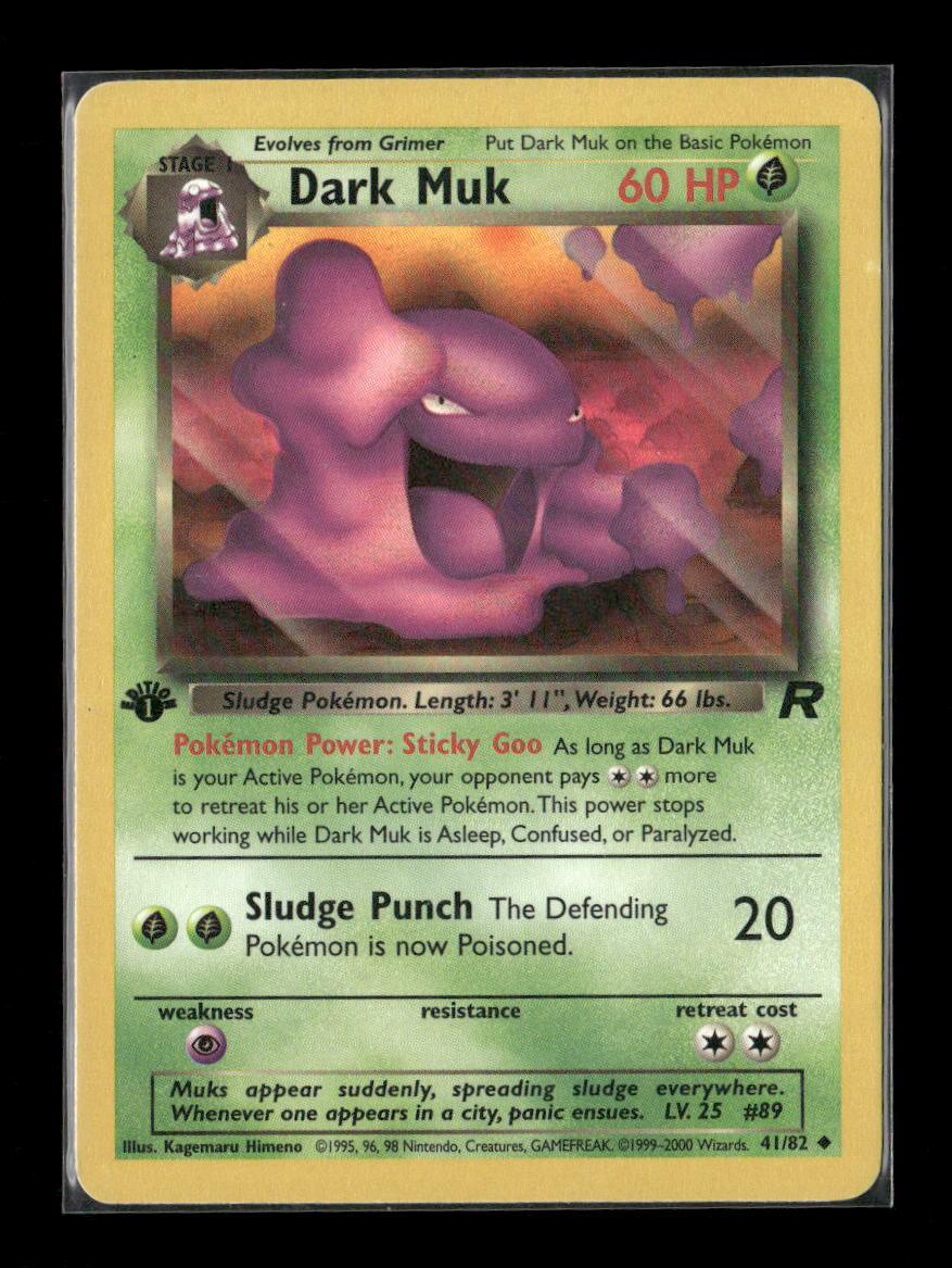 Dark Muk Uncommon Team Rocket 41/82 LP - Kang's Collectibles